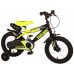 Volare Sportivo Kinderfiets - Jongens - 14 inch - Neon Geel Zwart - Twee Handremmen - 95% afgemonteerd