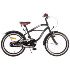 Volare Black Cruiser Kinderfiets - Jongens - 18 inch - Zwart - 95% afgemonteerd