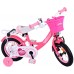 Volare Ashley Kinderfiets - Meisjes - 12 inch - Rood/Roze