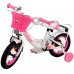 Volare Ashley Kinderfiets - Meisjes - 12 inch - Wit - Twee handremmen