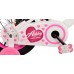 Volare Ashley Kinderfiets - Meisjes - 12 inch - Wit - Twee handremmen