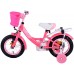 Volare Ashley Kinderfiets - Meisjes - 12 inch - Rood/Roze