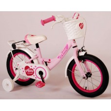 Volare Ashley Kinderfiets - Meisjes - 14 inch - Wit