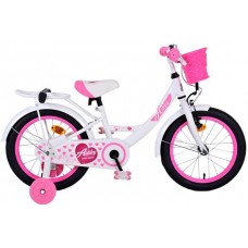 Volare Ashley Kinderfiets - Meisjes - 16 inch - Wit