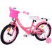 Volare Ashley Kinderfiets - Meisjes - 16 inch - Roze/Rood