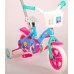 Ocean Kinderfiets - Unisex - 10 inch - Roze Blauw - Doortrapper