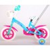 Ocean Kinderfiets - Unisex - 10 inch - Roze Blauw - Doortrapper