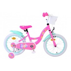 Barbie Kinderfiets - Meisjes - 16 inch - Roze - Twee handremmen