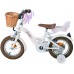 Volare Blossom Kinderfiets - Meisjes - 12 inch - Wit - Twee handremmen