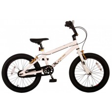 Volare Cool Rider Kinderfiets - Jongens - 18 inch - Wit - 95% afgemonteerd - Prime Collection