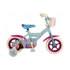 Disney Frozen 2 Kinderfiets - Meisjes - 10 inch - Blauw/Paars - Doortrapper