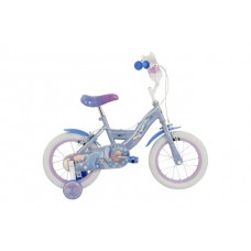 Disney Frozen 2 Kinderfiets - Meisjes - 14 inch - Blauw/Paars - Twee handremmen