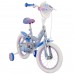 Disney Frozen 2 Kinderfiets - Meisjes - 14 inch - Blauw/Paars - Twee handremmen