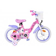 Disney Minnie Kinderfiets - Meisjes - 14 inch - Roze - Twee handremmen