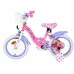 Disney Minnie Kinderfiets - Meisjes - 14 inch - Roze - Twee handremmen