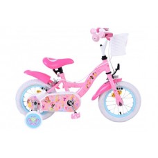 Disney Princess Kinderfiets - Meisjes - 12 inch - Roze - Twee Handremmen