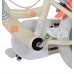 Disney Stitch Kinderfiets - Meisjes - 12 inch - Twee handremmen - Crème Koraal Blauw