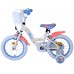 Disney Stitch Kinderfiets - Meisjes - 14 inch - Crème Koraal Blauw - Twee handremmen