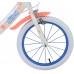 Disney Stitch Kinderfiets - Meisjes - 16 inch - Creme Koraal Blauw - Twee handremmen
