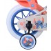 Disney Stitch Kinderfiets - Meisjes - 12 inch - Creme - Koraal - Blauw