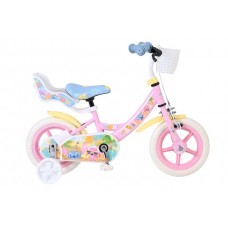 Disney Stitch Kinderfiets - Meisjes - Mag Wheels - 12 inch - Roze