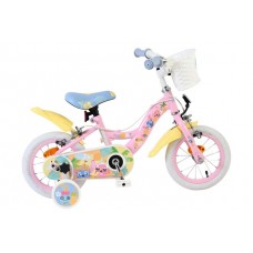 Disney Stitch Kinderfiets - Meisjes - 12 inch - Twee handremmen - Roze