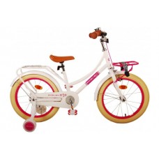 Volare Excellent Kinderfiets - Meisjes - 18 inch - Wit - 95% afgemonteerd