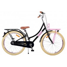 Volare Excellent Kinderfiets - Meisjes - 24 inch - Zwart - 3 Versnellingen