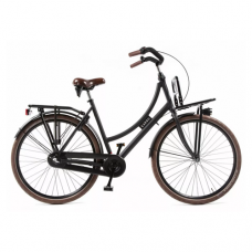 Avalon Cargo Transportfiets 50 cm dames N3 Remnaaf Matzwart