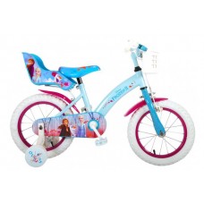 Disney Frozen 2 Kinderfiets - Meisjes - 14 inch - Blauw/Paars
