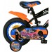 Hot Wheels Kinderfiets - Jongens - 12 inch - Zwart Oranje Blauw - Twee handremmen