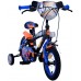 Hot Wheels Kinderfiets - Jongens - 12 inch - Zwart Oranje Blauw - Twee handremmen