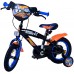 Hot Wheels Kinderfiets - Jongens - 12 inch - Zwart Oranje Blauw - Twee handremmen