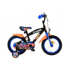 Hot Wheels Kinderfiets - Jongens - 14 inch - Zwart Oranje Blauw