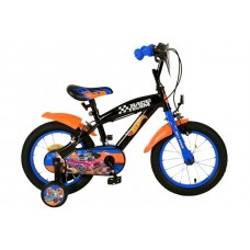 Hot Wheels Kinderfiets - Jongens - 14 inch - Zwart - Twee handremmen