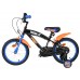 Hot Wheels Kinderfiets - Jongens - 16 inch - Zwart Oranje Blauw - Twee Handremmen
