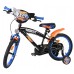 Hot Wheels Kinderfiets - Jongens - 16 inch - Zwart Oranje Blauw - Twee Handremmen