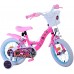 Dolls Kinderfiets - Meisjes - 14 inch - Roze - Twee handremmen