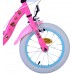 Dolls Kinderfiets - Meisjes - 14 inch - Roze - Twee handremmen