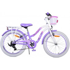 Volare Lovely Kinderfiets - Meisjes - 20 inch - Paars - 7 versnellingen