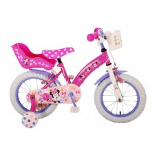 Disney Minnie Cutest Ever! - Kinderfiets - Meisjes - 12 inch - Roze - Twee Handremmen