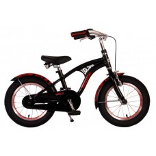 Volare Miracle Cruiser Kinderfiets - Jongens - 14 inch - Mat Zwart - Prime Collection