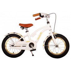 Volare Miracle Kinderfiets - Meisjes - 14 inch - Wit - Prime Collection