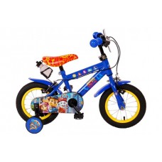 Paw Patrol Kinderfiets - Jongens - 12 inch - Blauw - Twee handremmen