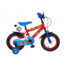 Paw Patrol Kinderfiets - Jongens - 12 inch - Rood/Blauw - Twee handremmen