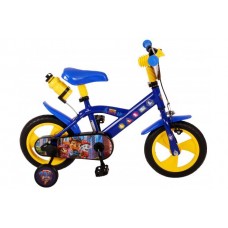 Paw Patrol Kinderfiets - Jongens - 12 inch - Blauw/Geel - Doortrapper