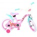 Paw Patrol Kinderfiets - Meisjes - 14 inch - Roze - Twee handremmen Paw Patrol Kinderfiets - Meisjes - 14 inch - Roze - Twee handremmen