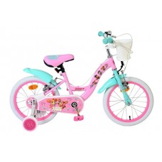 Paw Patrol Kinderfiets - Meisjes - 16 inch - Roze - Twee handremmen Paw Patrol Kinderfiets - Meisjes - 16 inch - Roze - Twee handremmen