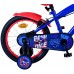 Turbo Crew Kinderfiets - Jongens - 16 inch - Blauw Rood - Twee handremmen Turbo Crew Kinderfiets - Jongens - 16 inch - Blauw Rood - Twee handremmen