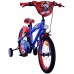 Turbo Crew Kinderfiets - Jongens - 16 inch - Blauw Rood - Twee handremmen Turbo Crew Kinderfiets - Jongens - 16 inch - Blauw Rood - Twee handremmen